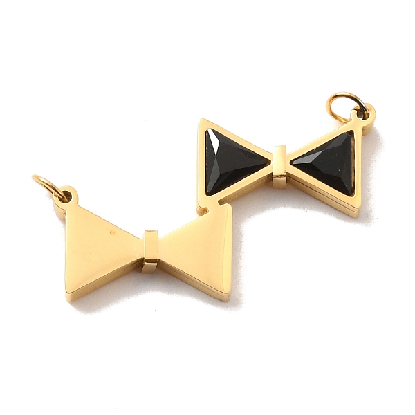 PandaHall Glass Pendants, with Ion Plating(IP) Golden 304 Stainless Steel Findings, Bowknot Charms, Black, 16.5x27x3mm, Hole: 3mm Stainless...
PandaHall Glass Pendants, with Ion Plating(IP) Golden 304 Stainless Steel Findings, Bowknot Charms, Black, 16.5x27x3mm, Hole: 3mm Stainless...