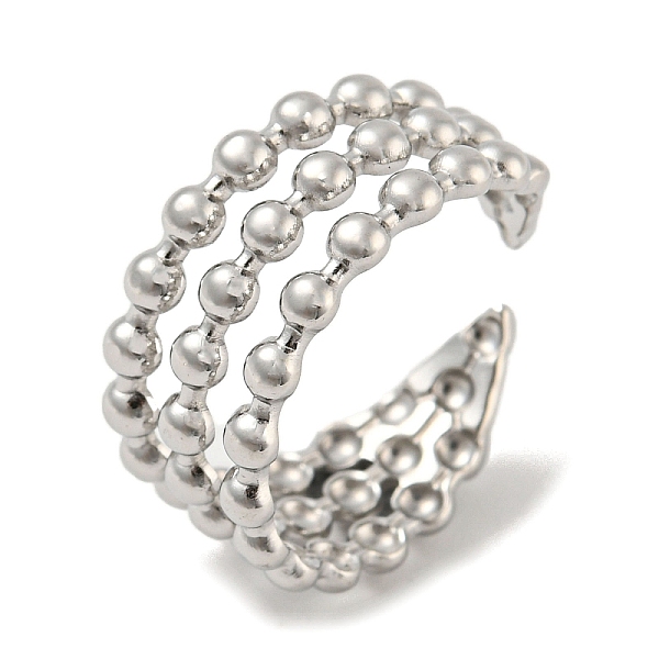PandaHall 304 Stainless Steel Open Cuff Ring, Flat Round Wide Band Rings, Stainless Steel Color, US Size 7 1/2(17.7mm) 304 Stainless Steel
PandaHall 304 Stainless Steel Open Cuff Ring, Flat Round Wide Band Rings, Stainless Steel Color, US Size 7 1/2(17.7mm) 304 Stainless Steel