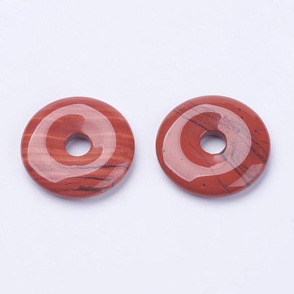 PandaHall Natural Red Jasper Pendants, Donut/Pi Disc, Donut Width: 11~12mm, 28~30x5~6mm, Hole: 6mm Red Jasper Donut Red
PandaHall Natural Red Jasper Pendants, Donut/Pi Disc, Donut Width: 11~12mm, 28~30x5~6mm, Hole: 6mm Red Jasper Donut Red