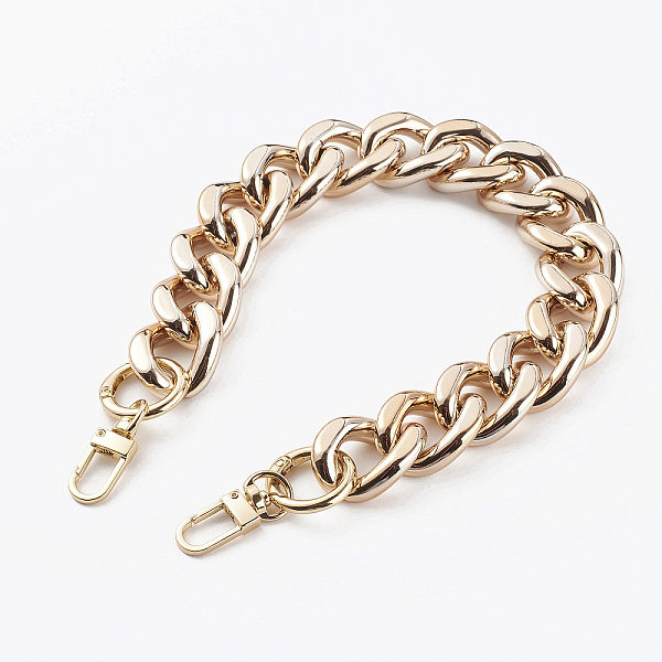 PandaHall UV Plating ABS Plastic Linking Rings Bag Handles, Wallet Chains, with Zinc Alloy Swivel Clasps & Spring Gate Rings, Rose Gold...
PandaHall UV Plating ABS Plastic Linking Rings Bag Handles, Wallet Chains, with Zinc Alloy Swivel Clasps & Spring Gate Rings, Rose Gold...