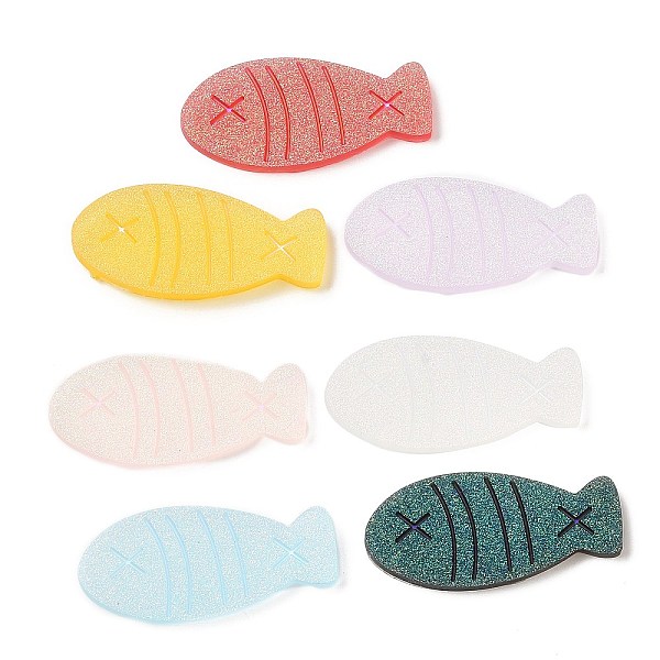 PandaHall Translucent Resin Cabochons, AB Color Plated, Fish, Mixed Color, 20x44.5x5.5mm Resin Fish Multicolor
PandaHall Translucent Resin Cabochons, AB Color Plated, Fish, Mixed Color, 20x44.5x5.5mm Resin Fish Multicolor
