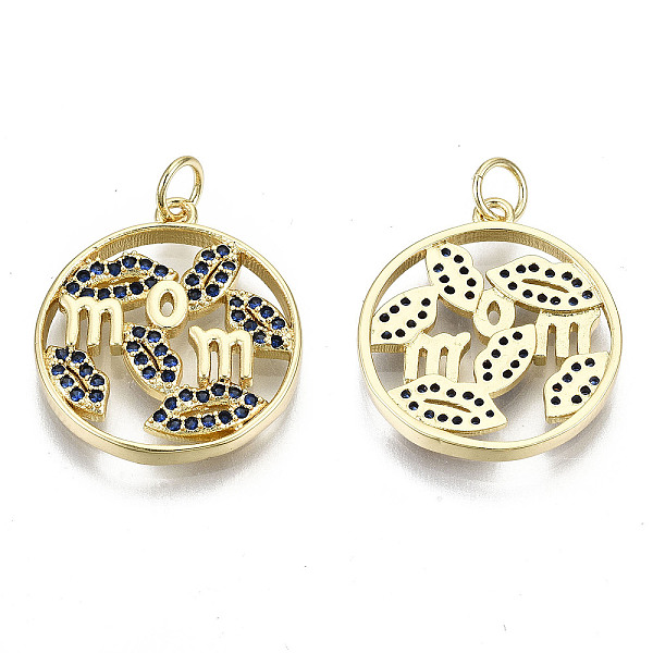 PandaHall Brass Micro Pave Cubic Zirconia Pendants, with Jump Ring, for Mother's Day, Cadmium Free & Nickel Free & Lead Free, Flat Round..., Multicolor
PandaHall Brass Micro Pave Cubic Zirconia Pendants, with Jump Ring, for Mother's Day, Cadmium Free & Nickel Free & Lead Free, Flat Round..., Multicolor