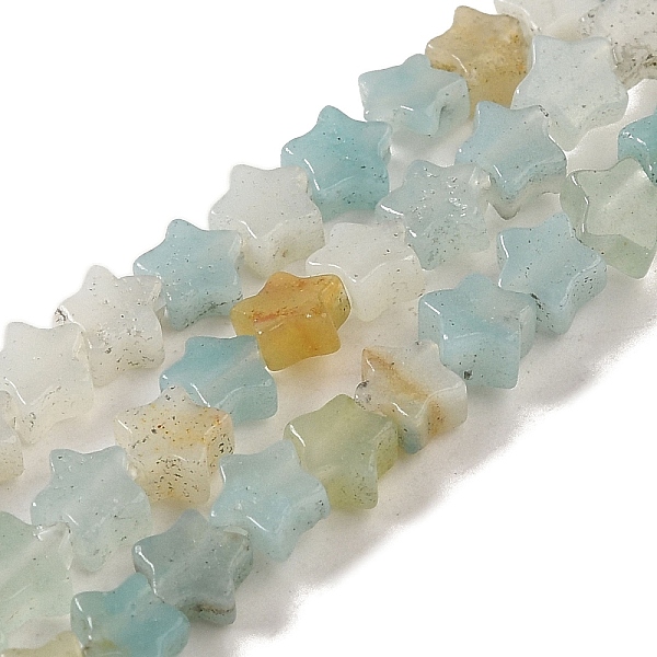 PandaHall Natural Flower Amazonite Beads Strands, Star, 4x4.5x2mm, Hole: 0.8mm, about 102pcs/strand, 15.35 inch(39cm) Flower Amazonite Star
PandaHall Natural Flower Amazonite Beads Strands, Star, 4x4.5x2mm, Hole: 0.8mm, about 102pcs/strand, 15.35 inch(39cm) Flower Amazonite Star