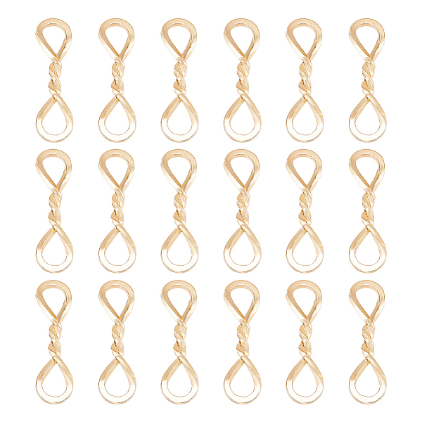 PandaHall BENECREAT 18Pcs Brass Connector Charms, Long-Lasting Plated, Infinity Links, Real 14K Gold Plated, 18x5.5x2mm, Hole: 5x3.5mm Brass...
PandaHall BENECREAT 18Pcs Brass Connector Charms, Long-Lasting Plated, Infinity Links, Real 14K Gold Plated, 18x5.5x2mm, Hole: 5x3.5mm Brass...
