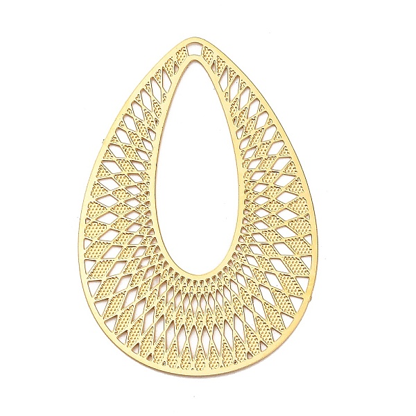 PandaHall Ion Plating(IP) 201 Stainless Steel Pendant, Hollow, Teardrop Charm, Golden, 40.7x27x0.3mm, Hole: 1.5mm 201 Stainless Steel...
PandaHall Ion Plating(IP) 201 Stainless Steel Pendant, Hollow, Teardrop Charm, Golden, 40.7x27x0.3mm, Hole: 1.5mm 201 Stainless Steel...