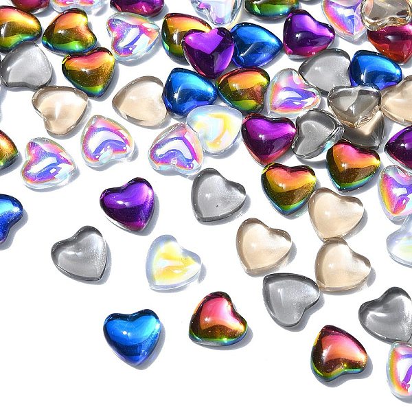PandaHall Heart Flat Back K9 Glass Rhinestone Cabochons, Nail Art Decoration, Mixed Color, 8x8x3mm, 20pcs/bag Glass Heart Multicolor
PandaHall Heart Flat Back K9 Glass Rhinestone Cabochons, Nail Art Decoration, Mixed Color, 8x8x3mm, 20pcs/bag Glass Heart Multicolor