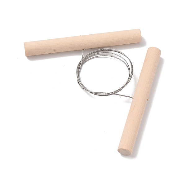 PandaHall Steel Clay Cutters Wire, Clay Mud Cutting Tools, with Wood Handle, PeachPuff, 50.5cm Wood Brown
PandaHall Steel Clay Cutters Wire, Clay Mud Cutting Tools, with Wood Handle, PeachPuff, 50.5cm Wood Brown