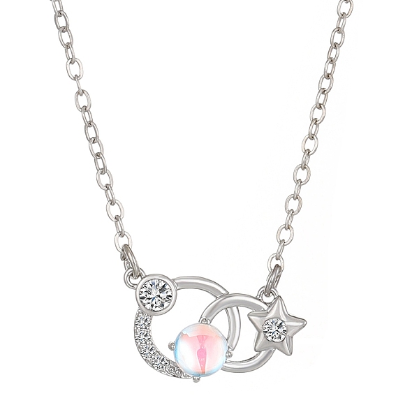 PandaHall Constellation Rhinestone Pendant Necklace, Platinum Brass Star Necklace, Gemini, 16.14~19.69 inch(41~50cm) Rhinestone Gemini
PandaHall Constellation Rhinestone Pendant Necklace, Platinum Brass Star Necklace, Gemini, 16.14~19.69 inch(41~50cm) Rhinestone Gemini