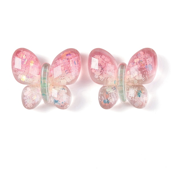 PandaHall Transparent Epoxy Resin Butterfly Decoden Cabochons, with Glitter Powder, Pale Violet Red, 18.5x21x6mm Epoxy Resin Butterfly
PandaHall Transparent Epoxy Resin Butterfly Decoden Cabochons, with Glitter Powder, Pale Violet Red, 18.5x21x6mm Epoxy Resin Butterfly