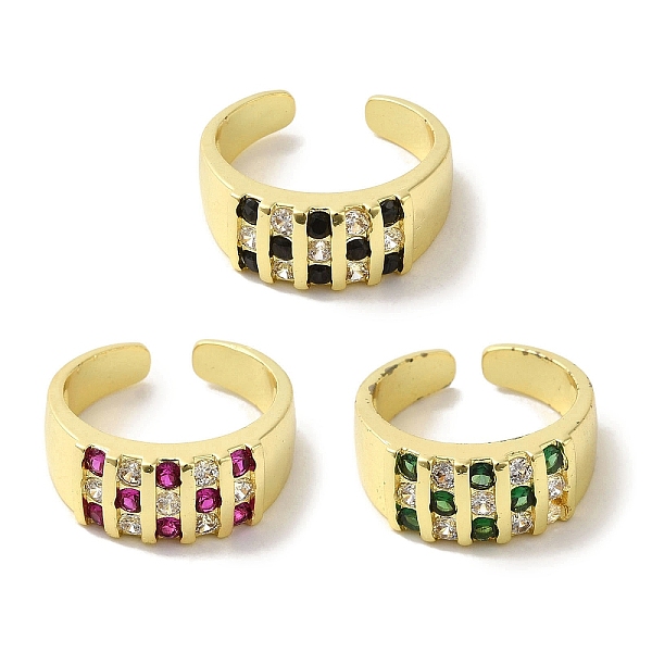 PandaHall Rack Plating Brass Micro Pave Cubic Zirconia Cuff Rings, Long-Lasting Plated, Lead Free & Cadmium Free, Mixed Color, Adjustable..., Multicolor
PandaHall Rack Plating Brass Micro Pave Cubic Zirconia Cuff Rings, Long-Lasting Plated, Lead Free & Cadmium Free, Mixed Color, Adjustable..., Multicolor