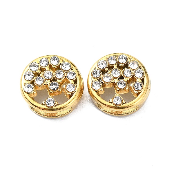 PandaHall Ion Plating(IP) 304 Stainless Steel Slide Charms, with Rhinestone, Real 18K Gold Plated, Tree, 10.5x5mm, Hole: 2.2x6.5mm 304...
PandaHall Ion Plating(IP) 304 Stainless Steel Slide Charms, with Rhinestone, Real 18K Gold Plated, Tree, 10.5x5mm, Hole: 2.2x6.5mm 304...