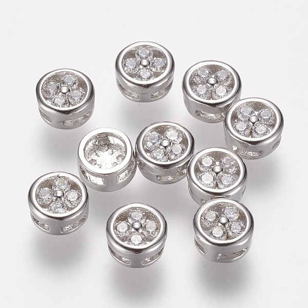 PandaHall Brass Micro Pave Grade AAA Cubic Zirconia Pendants, Multi-strand Links, Flat Round, Cadmium Free & Nickel Free & Lead Free, Real...
PandaHall Brass Micro Pave Grade AAA Cubic Zirconia Pendants, Multi-strand Links, Flat Round, Cadmium Free & Nickel Free & Lead Free, Real...