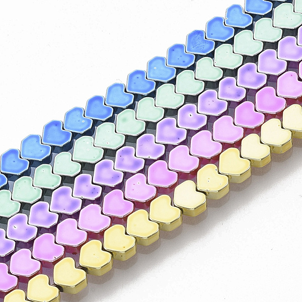 PandaHall Electroplated Non-magnetic Synthetic Hematite Beads Strands, Heart, Mixed Color, 3.5x4x2mm, Hole: 0.5mm, about 126~127pcs/strand...
PandaHall Electroplated Non-magnetic Synthetic Hematite Beads Strands, Heart, Mixed Color, 3.5x4x2mm, Hole: 0.5mm, about 126~127pcs/strand...