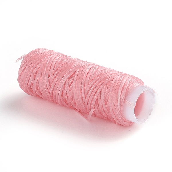 PandaHall Waxed Polyester Cord, for Jewelry Making, Pink, 0.8mm, about 30m/roll Waxed Polyester Cord Flat Pink
PandaHall Waxed Polyester Cord, for Jewelry Making, Pink, 0.8mm, about 30m/roll Waxed Polyester Cord Flat Pink