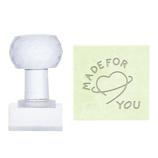 PandaHall Clear Acrylic Soap Stamps, DIY Soap Molds Supplies, Rectangle, Heart, 60x37x33mm, Pattern: 34x30mm Acrylic Heart Clear
PandaHall Clear Acrylic Soap Stamps, DIY Soap Molds Supplies, Rectangle, Heart, 60x37x33mm, Pattern: 34x30mm Acrylic Heart Clear