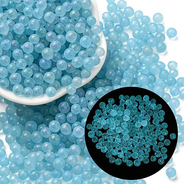 PandaHall Luminous Glow in the Dark Transparent Glass Round Beads, No Hole/Undrilled, Sky Blue, 5mm, about 2800Pcs/bag Glass Round
PandaHall Luminous Glow in the Dark Transparent Glass Round Beads, No Hole/Undrilled, Sky Blue, 5mm, about 2800Pcs/bag Glass Round