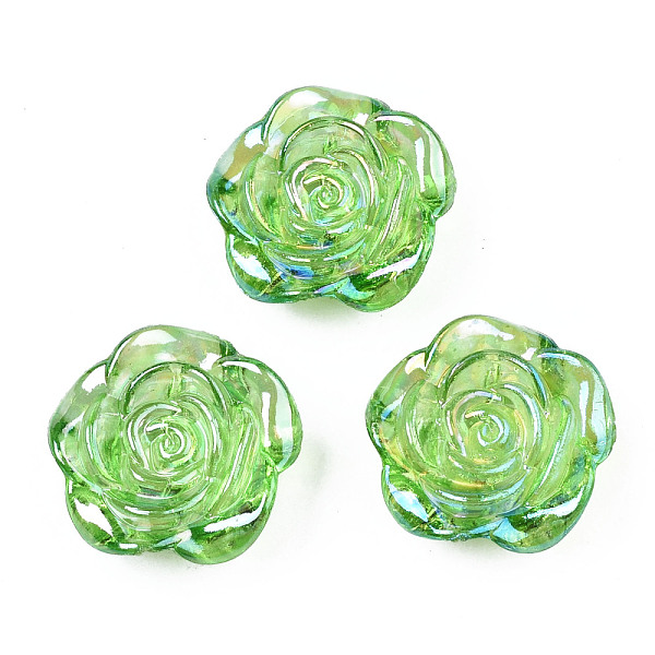 PandaHall Transparent Acrylic Beads, Rainbow Color Plated, Flower, Spring Green, 18~18.5x19x7mm, Hole: 1.6mm Acrylic Flower
PandaHall Transparent Acrylic Beads, Rainbow Color Plated, Flower, Spring Green, 18~18.5x19x7mm, Hole: 1.6mm Acrylic Flower