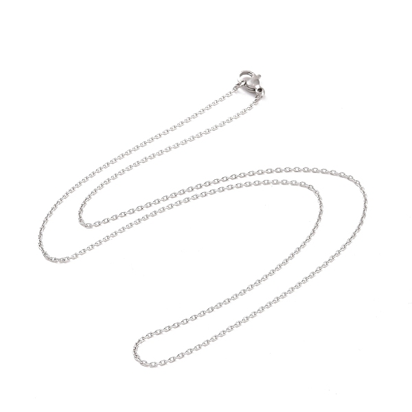 PandaHall 304 Stainless Steel Cable Chain Necklaces, with Lobster Claw Clasps, Stainless Steel Color, 7.87x0.06x0.02 inch(20x0.14x0.06cm)...
PandaHall 304 Stainless Steel Cable Chain Necklaces, with Lobster Claw Clasps, Stainless Steel Color, 7.87x0.06x0.02 inch(20x0.14x0.06cm)...