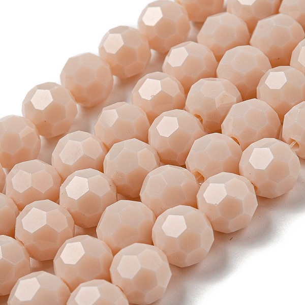PandaHall Opaque Glass Beads Stands, Faceted(32 Facets), Round, PeachPuff, 10mm, Hole: 1.8mm, about 66~68pcs/strand, 24.02''~24.13''..., Brown
PandaHall Opaque Glass Beads Stands, Faceted(32 Facets), Round, PeachPuff, 10mm, Hole: 1.8mm, about 66~68pcs/strand, 24.02''~24.13''..., Brown