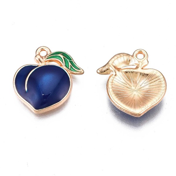 PandaHall Rack Plating Alloy Enamel Pendants, Cadmium Free & Nickel Free & Lead Free, Light Gold, Peach, Midnight Blue, 17x16x3mm, Hole...
PandaHall Rack Plating Alloy Enamel Pendants, Cadmium Free & Nickel Free & Lead Free, Light Gold, Peach, Midnight Blue, 17x16x3mm, Hole...