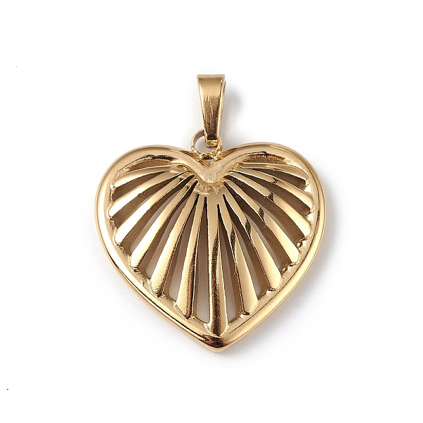 PandaHall Ion Plating(IP) 304 Stainless Steel Pendants, Hollow Heart Charms, Golden, 17x17x4mm, Hole: 3x4.5mm 304 Stainless Steel Heart
PandaHall Ion Plating(IP) 304 Stainless Steel Pendants, Hollow Heart Charms, Golden, 17x17x4mm, Hole: 3x4.5mm 304 Stainless Steel Heart