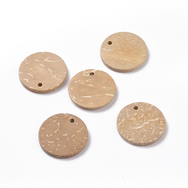PandaHall Wood Jewelry Findings Flat Round Coconut Pendants, Wheat, 20~22x2~3mm, Hole: 2mm Coconut Flat Round Orange
PandaHall Wood Jewelry Findings Flat Round Coconut Pendants, Wheat, 20~22x2~3mm, Hole: 2mm Coconut Flat Round Orange