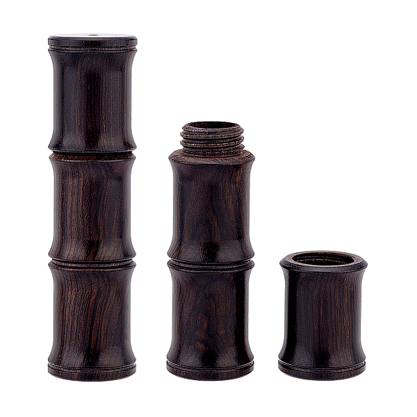 PandaHall Ebony Wood Big Pendants, Half Drilled, with Screw Cap, Undyed, Bamboo Stick Charm, Black, 61x16mm, Hole: 1.6mm Wood Bamboo Black
PandaHall Ebony Wood Big Pendants, Half Drilled, with Screw Cap, Undyed, Bamboo Stick Charm, Black, 61x16mm, Hole: 1.6mm Wood Bamboo Black