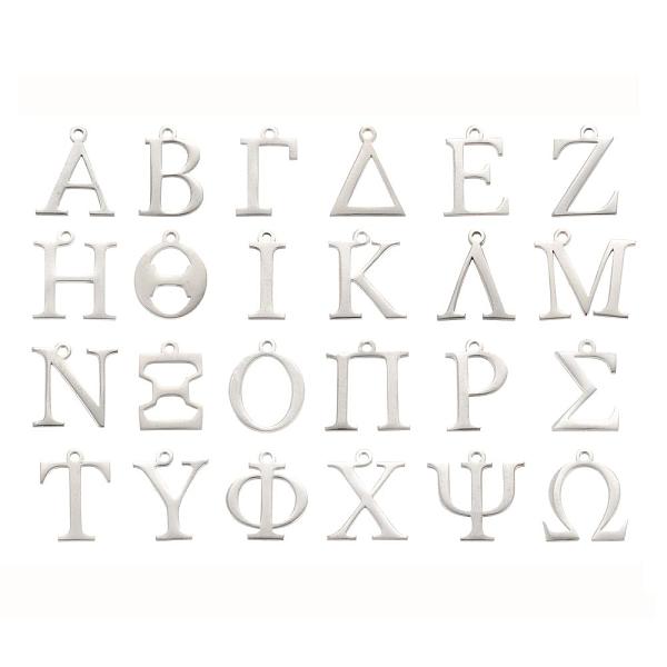 PandaHall 24Pcs 24 Style 304 Stainless Steel Charms, Greek Alphabet, Letter A~Z, 1pc/style 304 Stainless Steel Letter A~Z
PandaHall 24Pcs 24 Style 304 Stainless Steel Charms, Greek Alphabet, Letter A~Z, 1pc/style 304 Stainless Steel Letter A~Z