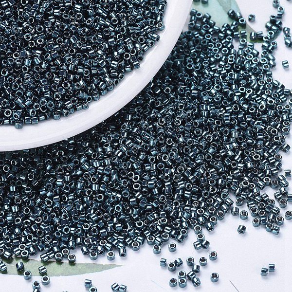 PandaHall MIYUKI Delica Beads, Cylinder, Japanese Seed Beads, 11/0, (DB0451) Galvanized Dark Steel Blue, 1.3x1.6mm, Hole: 0.8mm, about...
PandaHall MIYUKI Delica Beads, Cylinder, Japanese Seed Beads, 11/0, (DB0451) Galvanized Dark Steel Blue, 1.3x1.6mm, Hole: 0.8mm, about...