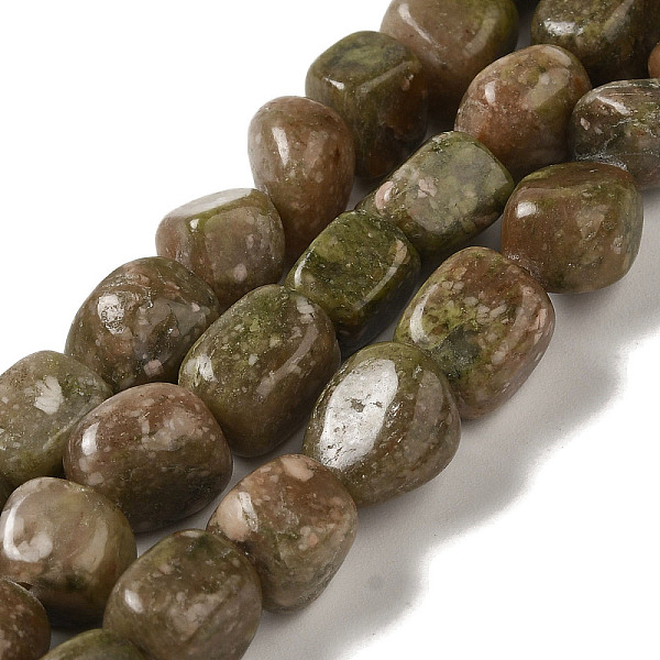 PandaHall Natural Unakite Beads Strands, Nuggets, Tumbled Stone, 7~15x6~10x5.5~8mm, Hole: 1mm, about 47~49pcs/strand, 15.55~15.94''...
PandaHall Natural Unakite Beads Strands, Nuggets, Tumbled Stone, 7~15x6~10x5.5~8mm, Hole: 1mm, about 47~49pcs/strand, 15.55~15.94''...