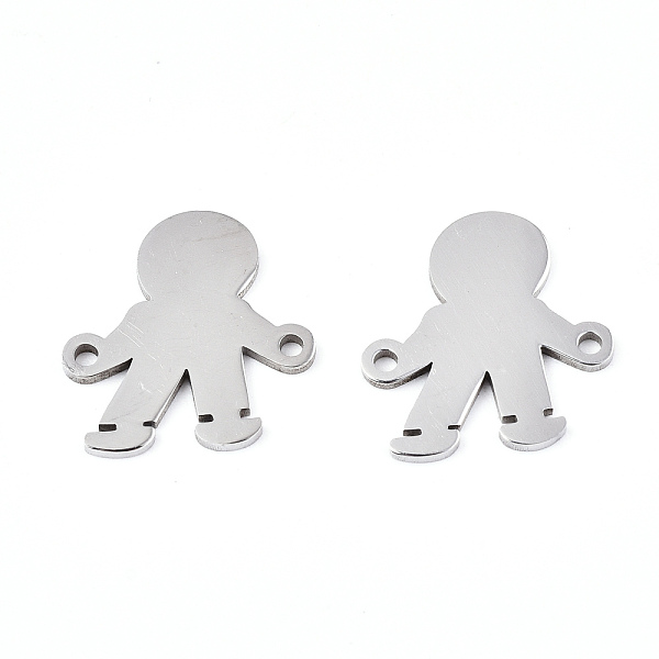 PandaHall 201 Stainless Steel Links Connectors, Laser Cut, Boy, Stainless Steel Color, 15x14.5x1mm, Hole: 1.2mm 201 Stainless Steel Human
PandaHall 201 Stainless Steel Links Connectors, Laser Cut, Boy, Stainless Steel Color, 15x14.5x1mm, Hole: 1.2mm 201 Stainless Steel Human