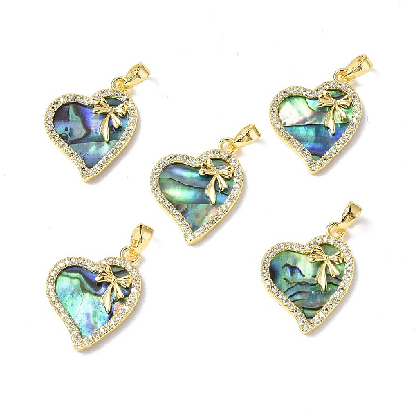 PandaHall Abalone Shell/Paua Shell Pendants, with Brass & Glass Findings, Asymmetrical Heart with Bowknot Charm, Real 18K Gold Plated...
PandaHall Abalone Shell/Paua Shell Pendants, with Brass & Glass Findings, Asymmetrical Heart with Bowknot Charm, Real 18K Gold Plated...