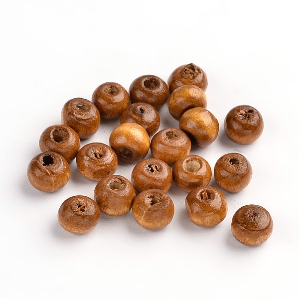 PandaHall Dyed Natural Wood Beads, Round, Nice for Children's Day Gift Making, Lead Free, Coffee, Size: about 6~7mm wide, 5~6mm high, Hole..., Brown
PandaHall Dyed Natural Wood Beads, Round, Nice for Children's Day Gift Making, Lead Free, Coffee, Size: about 6~7mm wide, 5~6mm high, Hole..., Brown