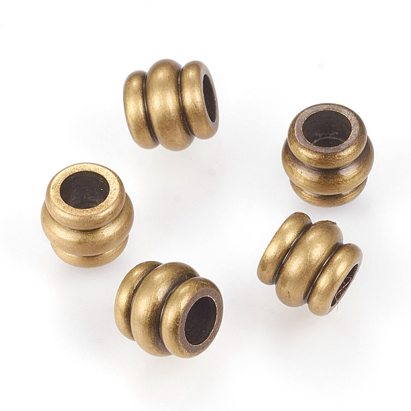 PandaHall Brass Beads, Column, Brushed Antique Bronze, 6x5.5mm, Hole: 3mm Brass Column
PandaHall Brass Beads, Column, Brushed Antique Bronze, 6x5.5mm, Hole: 3mm Brass Column