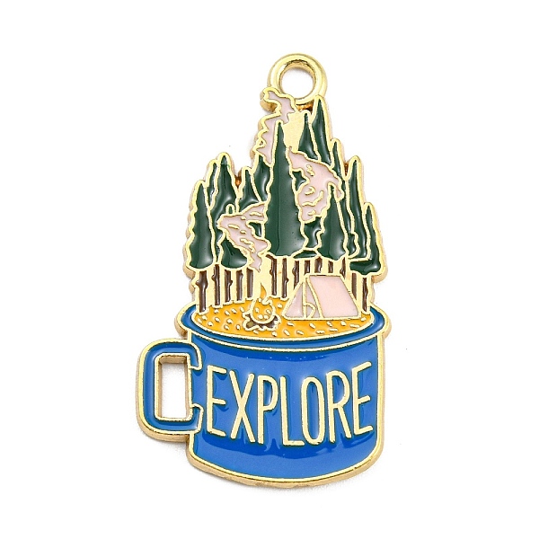 PandaHall Alloy Enamel Pendants, Golden, Cup, 33x18.5x1.3mm, Hole: 2mm Alloy+Enamel Others
PandaHall Alloy Enamel Pendants, Golden, Cup, 33x18.5x1.3mm, Hole: 2mm Alloy+Enamel Others