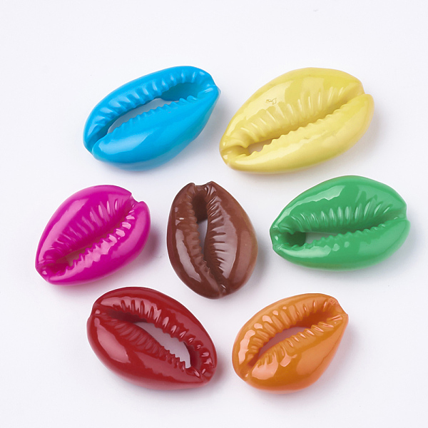 PandaHall Spray Painted Natural Cowrie Shell Beads, Two Tone, No Hole/Undrilled, Mixed Color, 20~25x14~16x5~7mm Cowrie Shell Shell Shape..., Multicolor
PandaHall Spray Painted Natural Cowrie Shell Beads, Two Tone, No Hole/Undrilled, Mixed Color, 20~25x14~16x5~7mm Cowrie Shell Shell Shape..., Multicolor