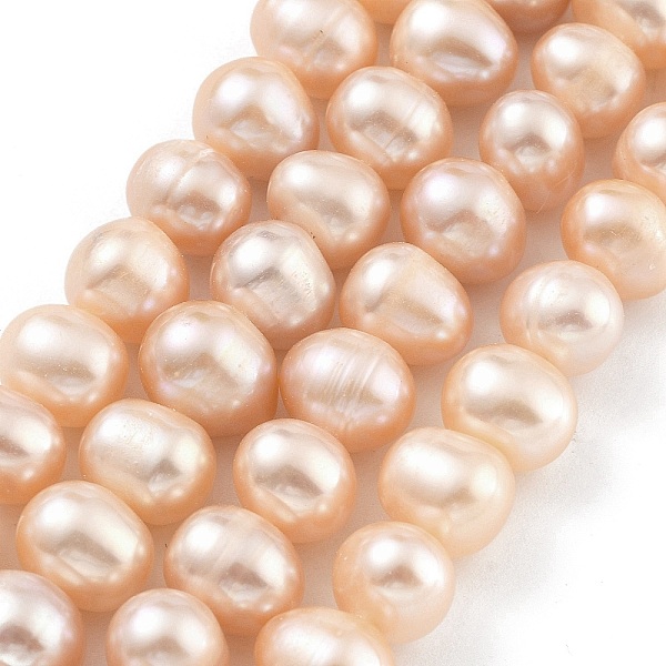 PandaHall Natural Cultured Freshwater Pearl Beads Strands, Potato, Light Salmon, 8~9mm, Hole: 0.6mm, about 22~23pcs/strand, 6.50 inch...
PandaHall Natural Cultured Freshwater Pearl Beads Strands, Potato, Light Salmon, 8~9mm, Hole: 0.6mm, about 22~23pcs/strand, 6.50 inch...