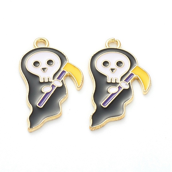 PandaHall Alloy Enamel Pendants, Jewelry Accessory, for Halloween, Light Gold, Ghost, Black, 28x17x1.5mm, Hole: 1.8mm Alloy+Enamel Ghost...
PandaHall Alloy Enamel Pendants, Jewelry Accessory, for Halloween, Light Gold, Ghost, Black, 28x17x1.5mm, Hole: 1.8mm Alloy+Enamel Ghost...