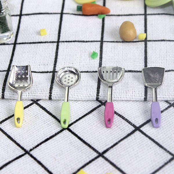 PandaHall Mini Alloy Kitchen Cooking Utensils Set, including 3Pcs Turners, 1Pc Skimmer Spoon, for Dollhouse Accessories Pretending Prop...
PandaHall Mini Alloy Kitchen Cooking Utensils Set, including 3Pcs Turners, 1Pc Skimmer Spoon, for Dollhouse Accessories Pretending Prop...