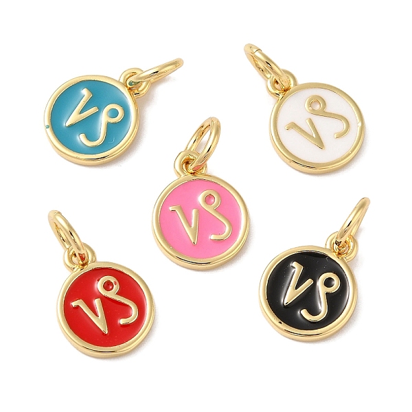 PandaHall Real 18K Gold Plated Brass Enamel Charms, with Jump Ring, Long-Lasting Plated, Lead Free & Cadmium Free, Flat Round with Capricorn..., Multicolor
PandaHall Real 18K Gold Plated Brass Enamel Charms, with Jump Ring, Long-Lasting Plated, Lead Free & Cadmium Free, Flat Round with Capricorn..., Multicolor