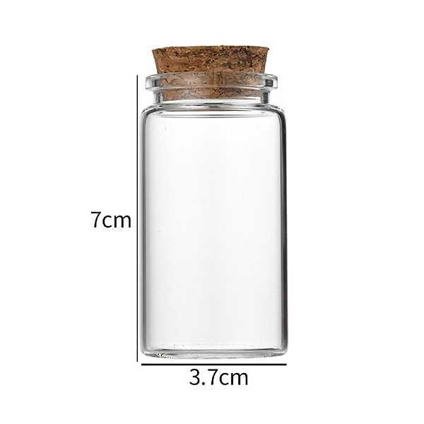 PandaHall Glass Bottle, with Cork Plug, Wishing Bottle, Column, Clear, 3.7x7cm, Capacity: 50ml(1.69fl. oz) Glass Column Clear
PandaHall Glass Bottle, with Cork Plug, Wishing Bottle, Column, Clear, 3.7x7cm, Capacity: 50ml(1.69fl. oz) Glass Column Clear