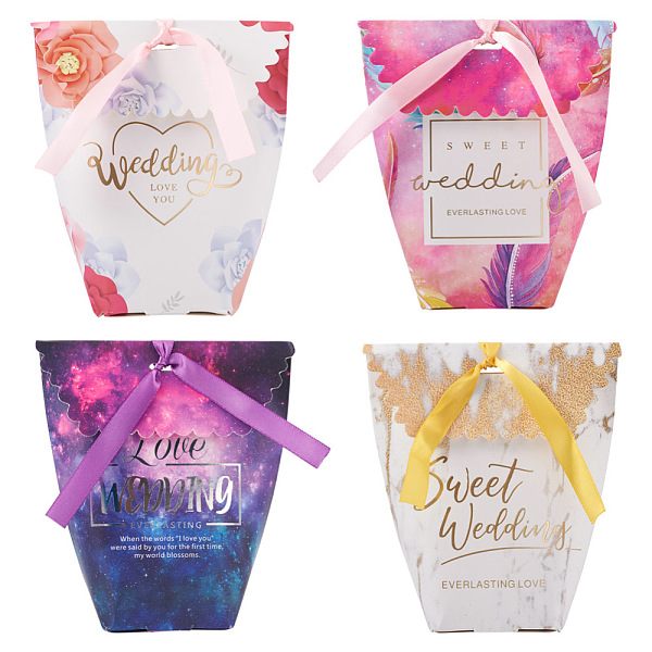 PandaHall Magibeads 20Pcs 4 Colors Creative Portable Foldable Paper Box, Wedding Candy Boxes, Paper Gift Box, with Ribbon, Rectangle, Word..., Multicolor
PandaHall Magibeads 20Pcs 4 Colors Creative Portable Foldable Paper Box, Wedding Candy Boxes, Paper Gift Box, with Ribbon, Rectangle, Word..., Multicolor