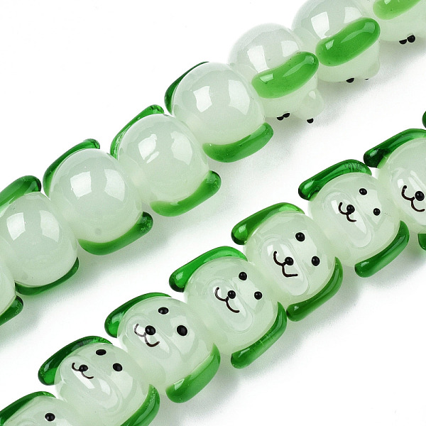 PandaHall Handmade Lampwork Beads Strands, Dog, Green, 11x15.5x16mm, Hole: 2mm, about 40pcs/strand, 17.52 inch(44.5cm) Lampwork Dog Green
PandaHall Handmade Lampwork Beads Strands, Dog, Green, 11x15.5x16mm, Hole: 2mm, about 40pcs/strand, 17.52 inch(44.5cm) Lampwork Dog Green