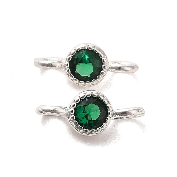 PandaHall 925 Sterling Silver Pave Cubic Zirconia Connector Charms, Half Round Links with 925 Stamp, Silver Color Plated, Sea Green...
PandaHall 925 Sterling Silver Pave Cubic Zirconia Connector Charms, Half Round Links with 925 Stamp, Silver Color Plated, Sea Green...