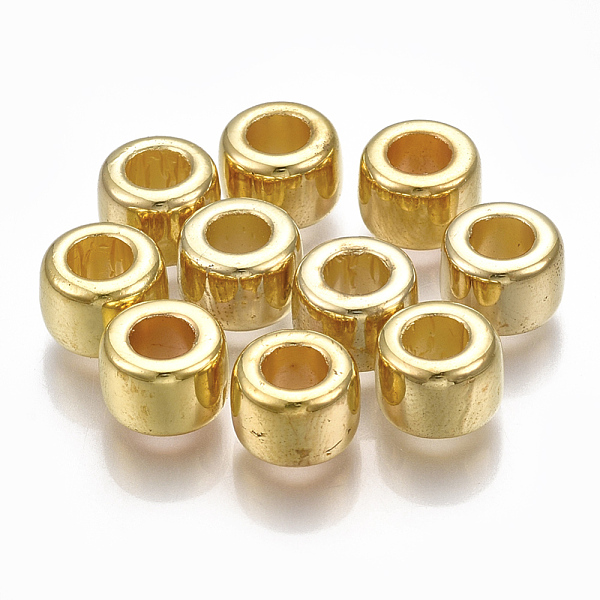 PandaHall CCB Plastic European Beads, Large Hole Beads, Column, Golden, 8x5.5mm, Hole: 4mm, about 2050pcs/500g Plastic Column
PandaHall CCB Plastic European Beads, Large Hole Beads, Column, Golden, 8x5.5mm, Hole: 4mm, about 2050pcs/500g Plastic Column