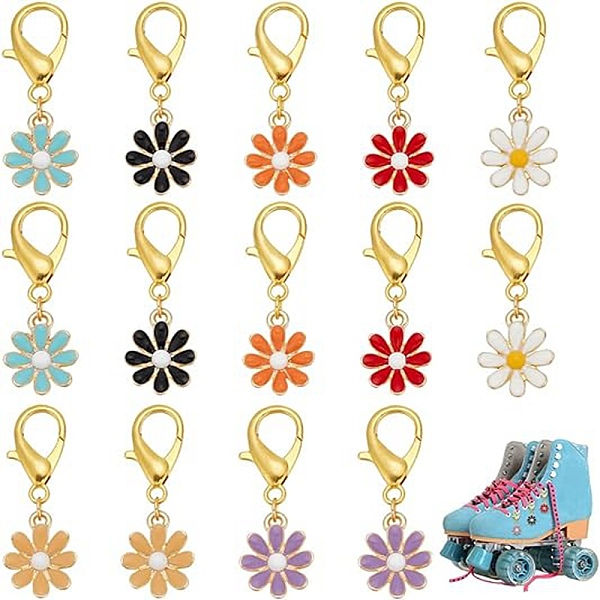 PandaHall Daisy Alloy Enamel Pendant Decorations, Alloy Lobster Clasps Charm, Clip-on Charms, for Keychain, Purse, Backpack Ornament, Mixed..., Multicolor
PandaHall Daisy Alloy Enamel Pendant Decorations, Alloy Lobster Clasps Charm, Clip-on Charms, for Keychain, Purse, Backpack Ornament, Mixed..., Multicolor