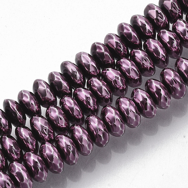 PandaHall Electroplated Non-magnetic Synthetic Hematite Beads Strands, Faceted, Rondelle, Mixed Color, 6x3mm, Hole: 0.5mm, about...
PandaHall Electroplated Non-magnetic Synthetic Hematite Beads Strands, Faceted, Rondelle, Mixed Color, 6x3mm, Hole: 0.5mm, about...