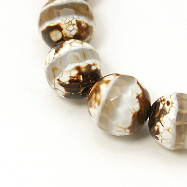 PandaHall Tibetan Style Striped Pattern dZi Beads, Natural Agate, Dyed, Faceted, Round, 10mm, Hole: 1mm, about 37pcs/strand, 14.76 inch...
PandaHall Tibetan Style Striped Pattern dZi Beads, Natural Agate, Dyed, Faceted, Round, 10mm, Hole: 1mm, about 37pcs/strand, 14.76 inch...