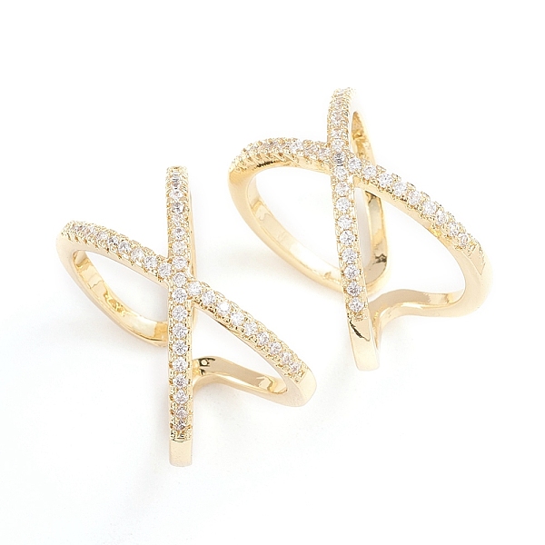 PandaHall Adjustable Brass Micro Pave Clear Cubic Zirconia Cuff Rings, Open Rings, Criss Cross Rings, Double Rings, X Ring, Long-Lasting...
PandaHall Adjustable Brass Micro Pave Clear Cubic Zirconia Cuff Rings, Open Rings, Criss Cross Rings, Double Rings, X Ring, Long-Lasting...