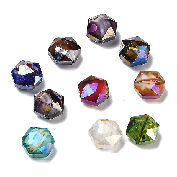 PandaHall Handmade Millefiori Glass Beads, Faceted, Hexagon, Mixed Color, 16x14x10mm, Hole: 1mm Millefiori Lampwork Hexagon Multicolor
PandaHall Handmade Millefiori Glass Beads, Faceted, Hexagon, Mixed Color, 16x14x10mm, Hole: 1mm Millefiori Lampwork Hexagon Multicolor